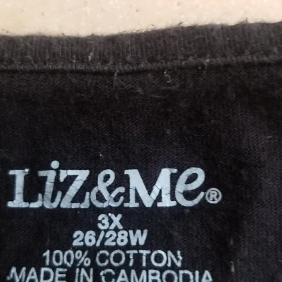 LIZ & ME WOMENS TOP BLOUSE SIZE 3X 26/28W - Picture 5 of 12
